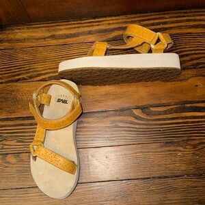 Teva Ochre Strap Sandals